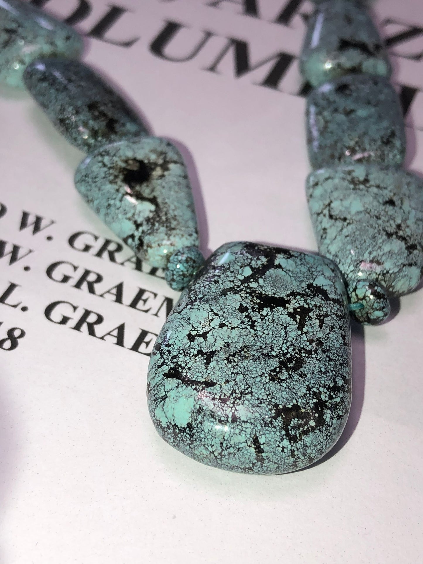 Indian Navojo Turquoise Necklace Private Collection